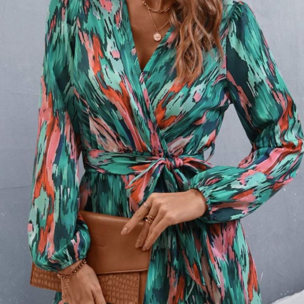 Colorful Wrap Dress | Never Worn